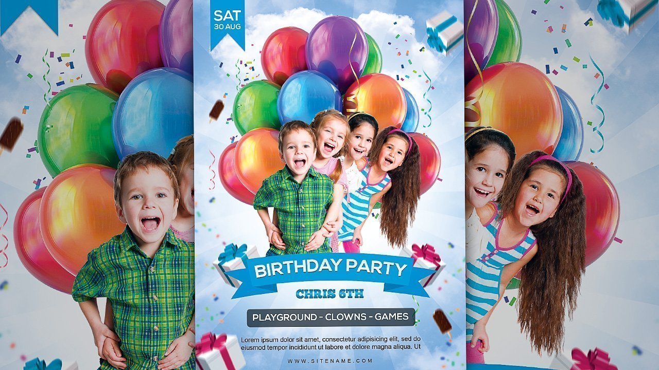 Birthday Invitation Flyer