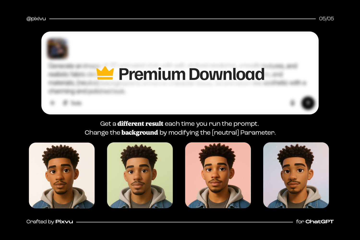 3D Cartoon Avatar ChatGPT Prompt