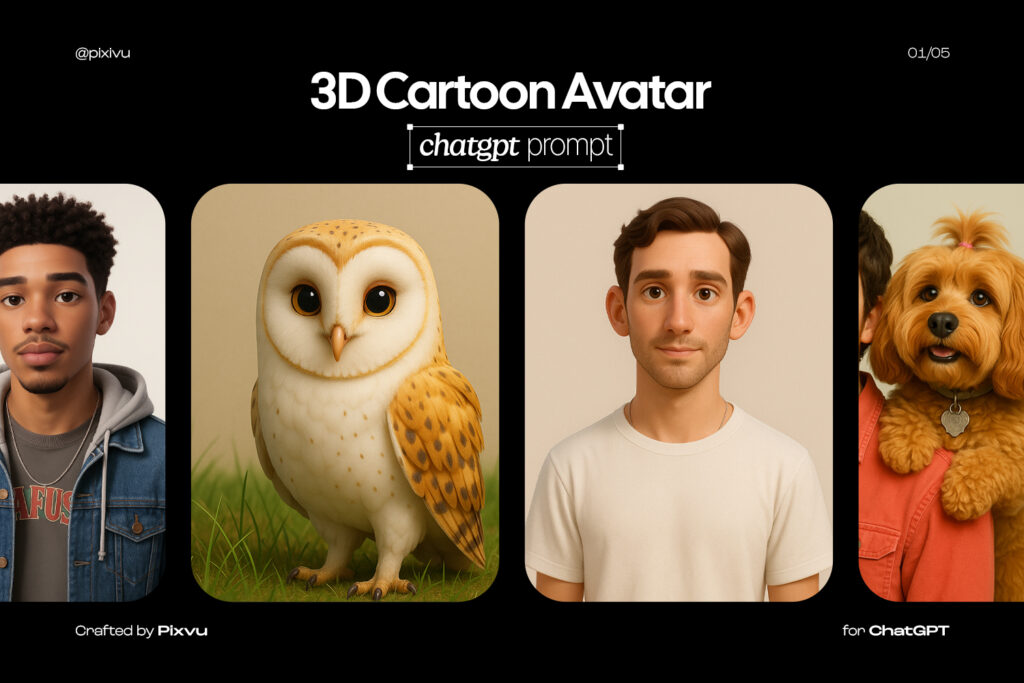 3D Cartoon Avatar ChatGPT Prompt