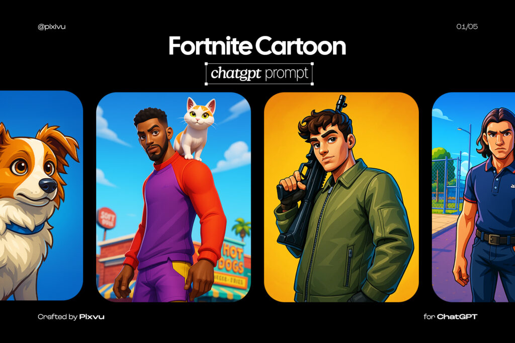 Fortnite Cartoon ChatGPT Prompt