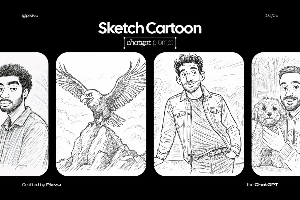 Sketch Cartoon ChatGPT Prompt