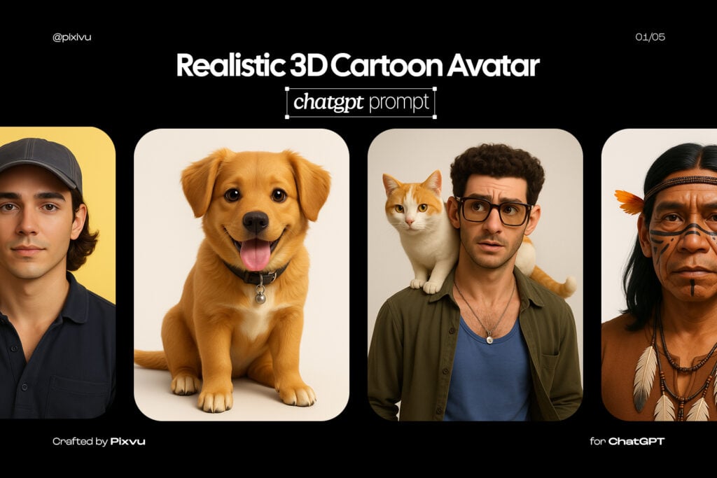 Free Realistic 3D Cartoon Avatar ChatGPT Prompt