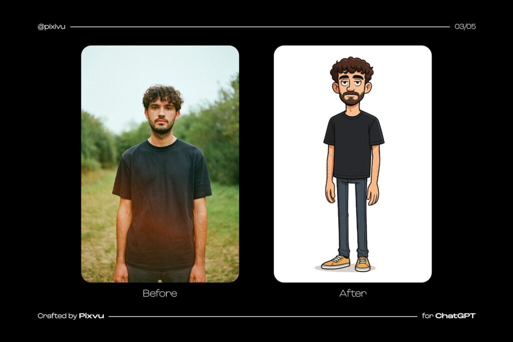 Free Download Ready Made Thin Cartoon ChatGPT AI Prompt