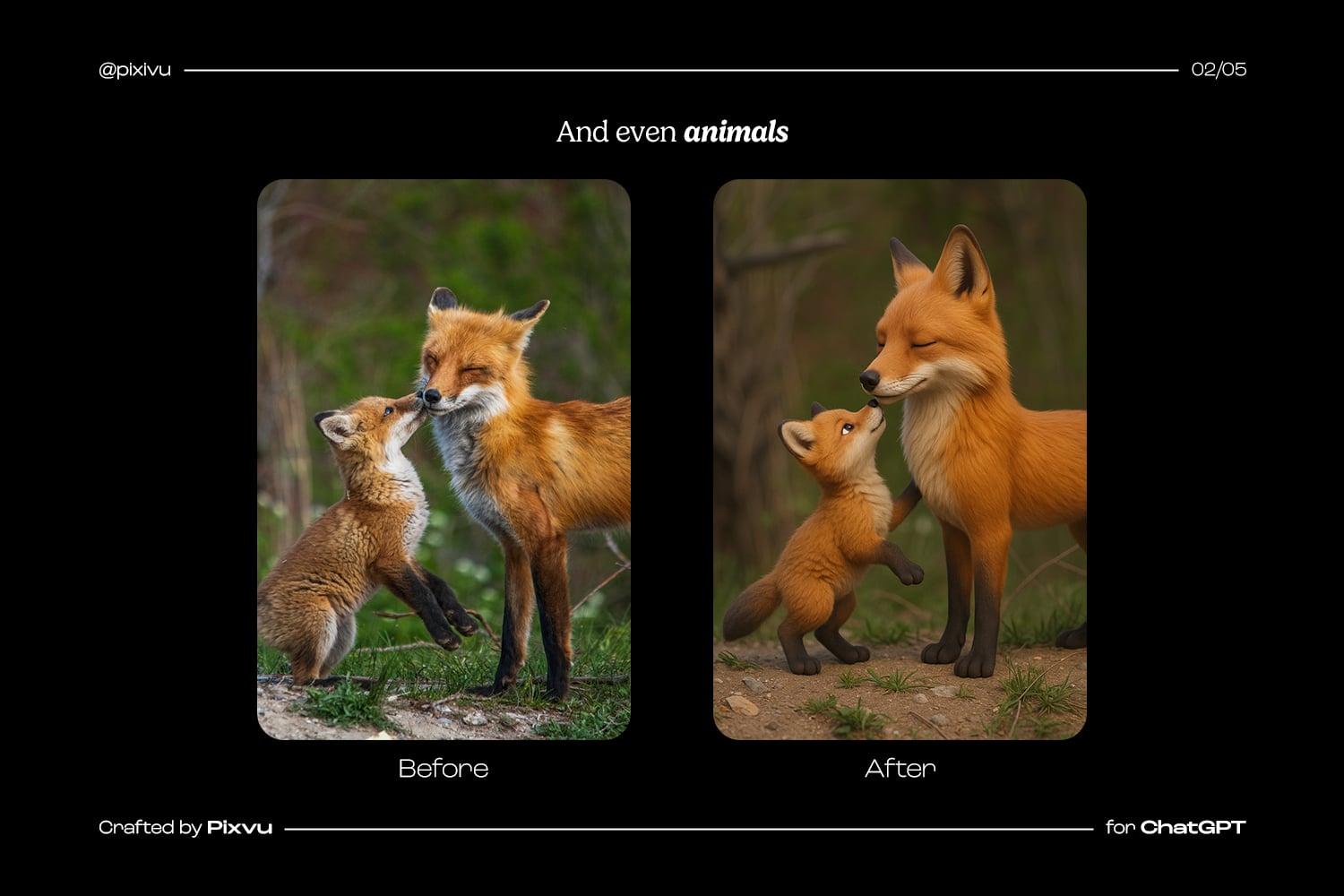Matte 3D Cartoon ChatGPT Prompt