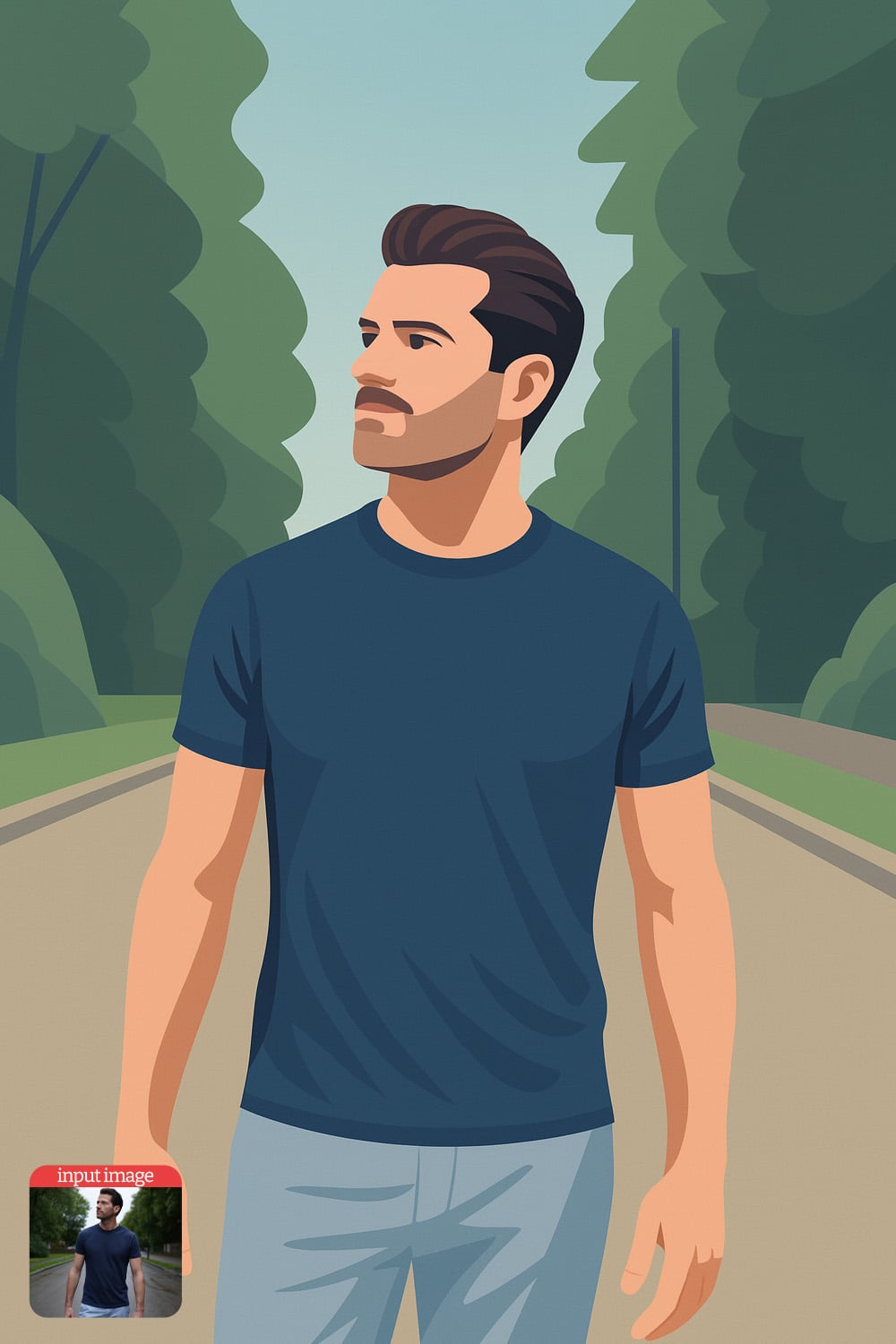 Flat Vector Art ChatGPT Prompt