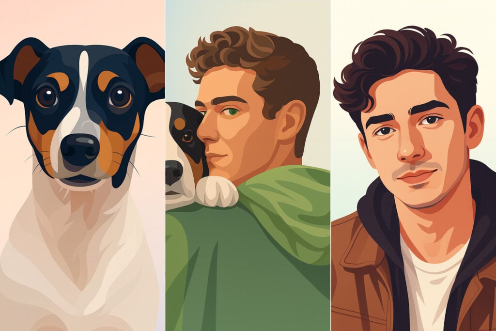 Portrait Vector Art ChatGPT Prompt