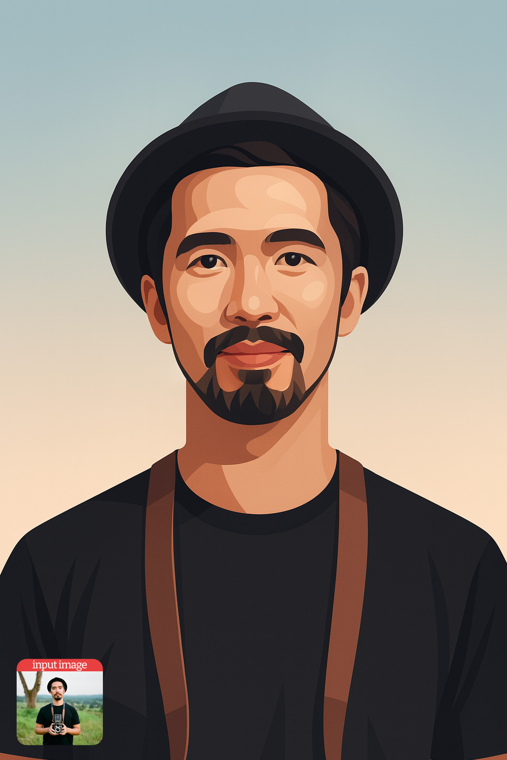 Portrait Vector Art ChatGPT Prompt