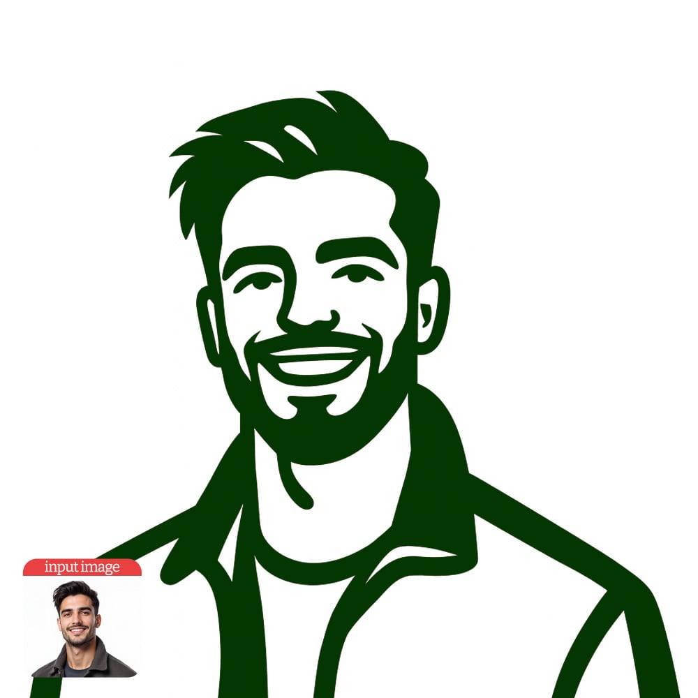 Thick Line Vector Art ChatGPT Prompt