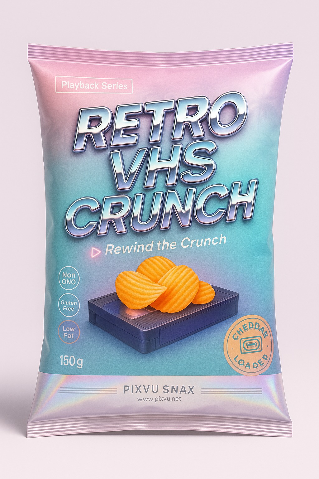 Retro Chips Packaging ChatGPT Prompt
