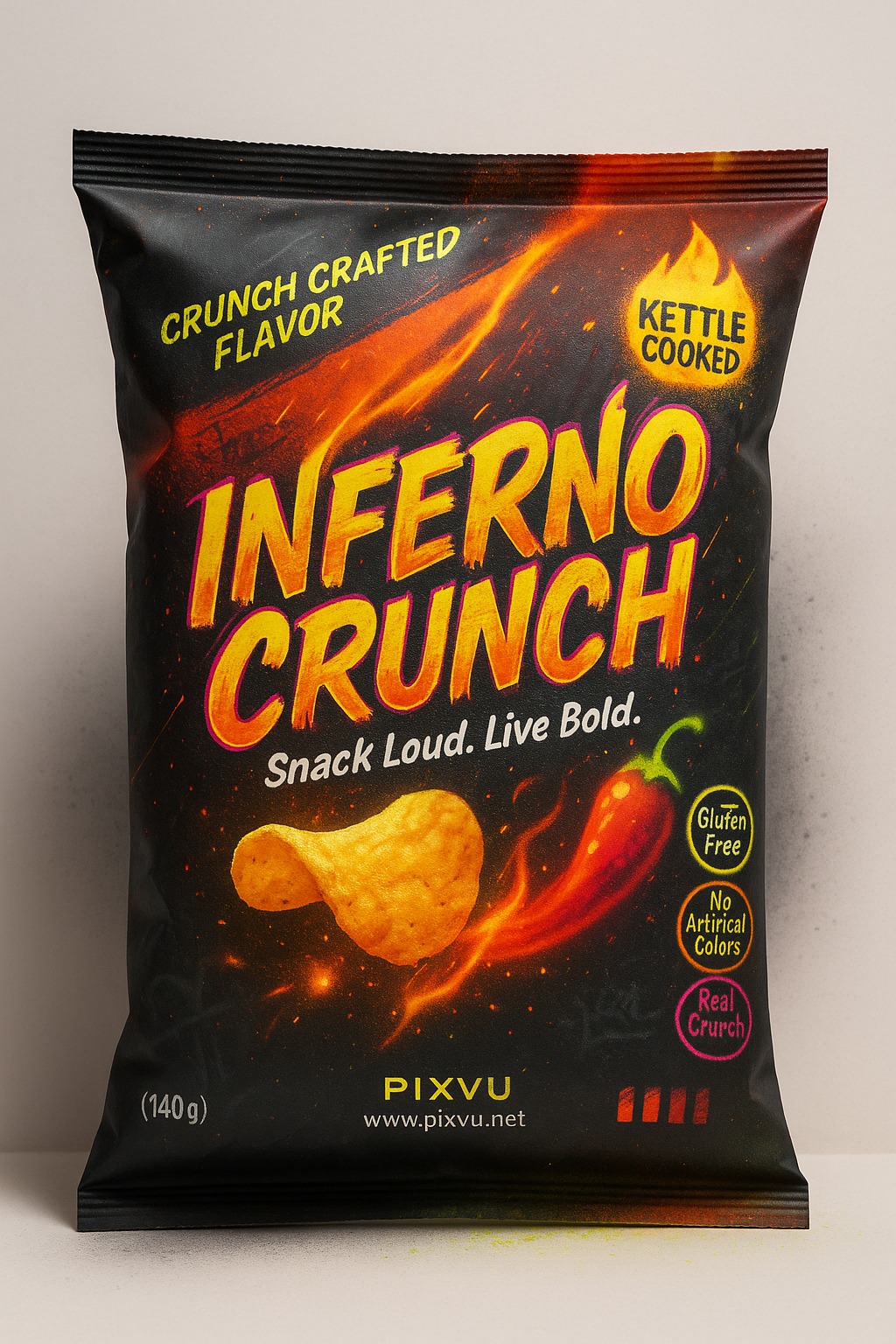 Spicy Chips Packaging ChatGPT Prompt