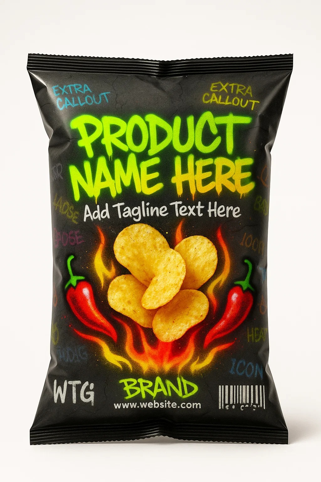 Graffiti Chips Packaging ChatGPT Prompt