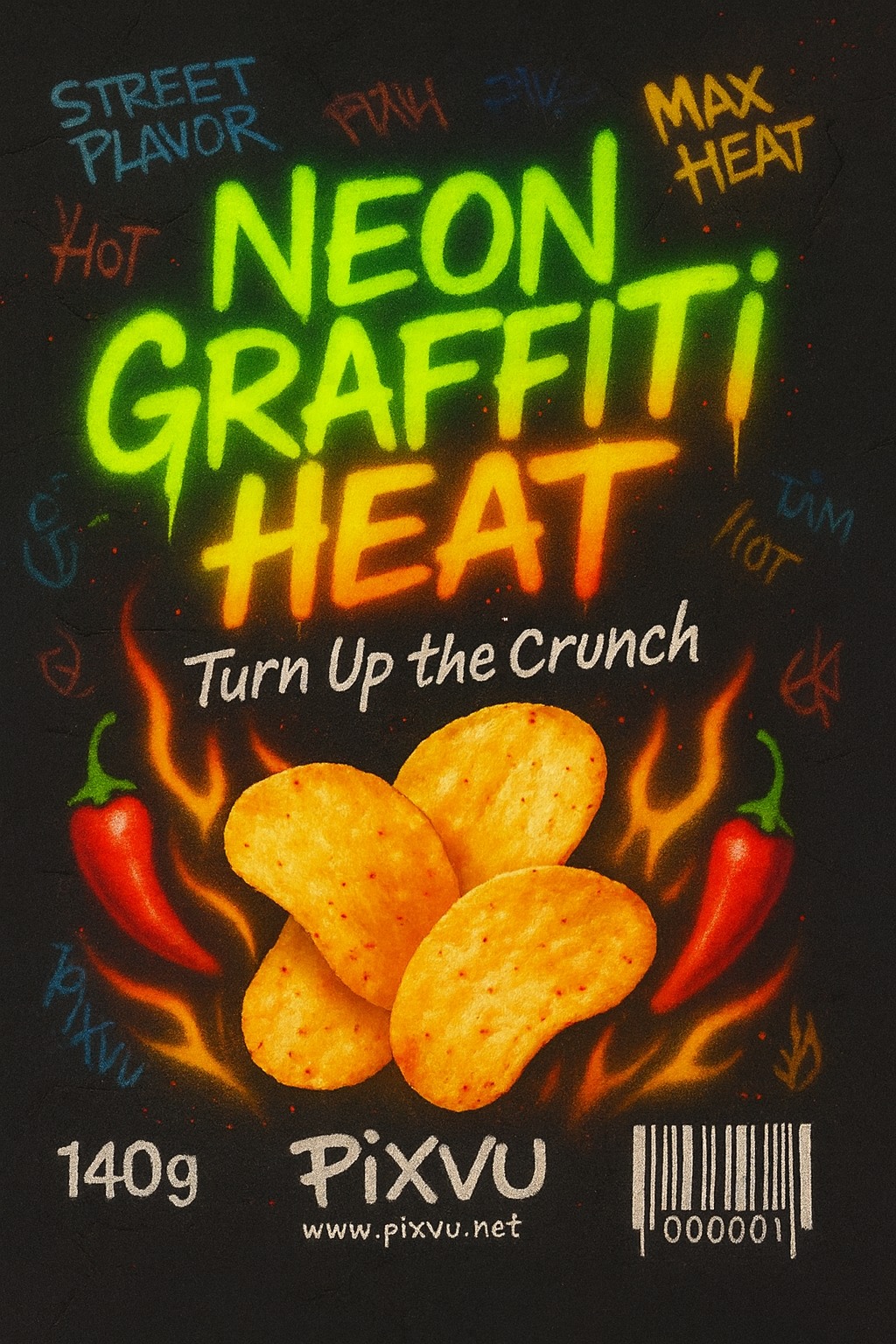 Graffiti Chips Packaging ChatGPT Prompt