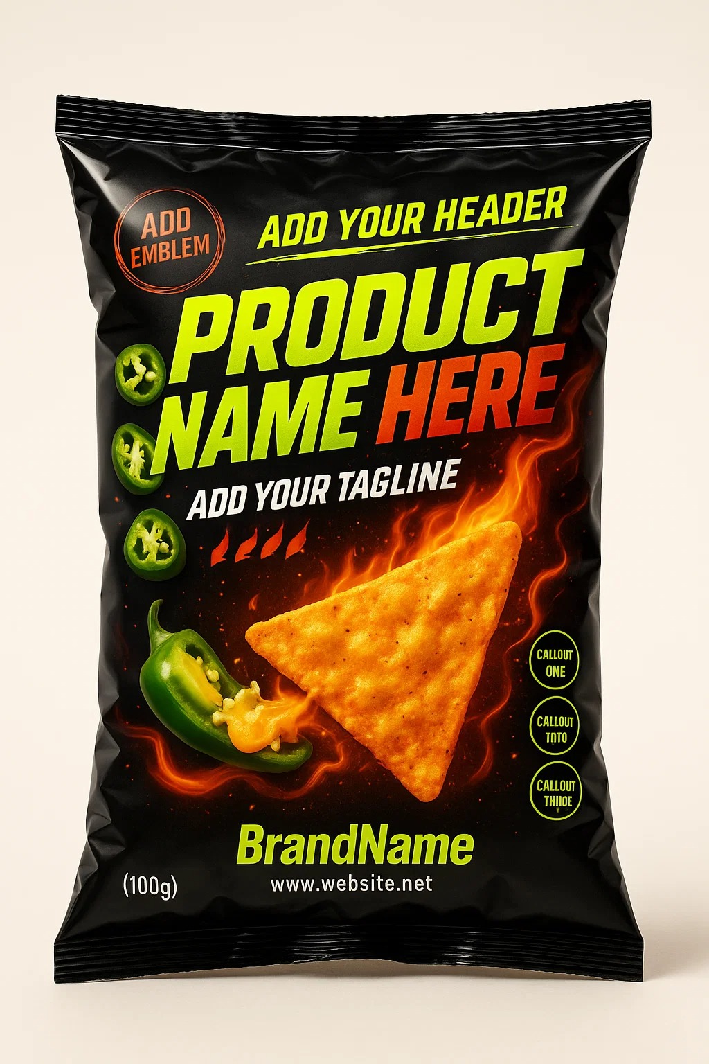 Nacho Chips Packaging ChatGPT Prompt