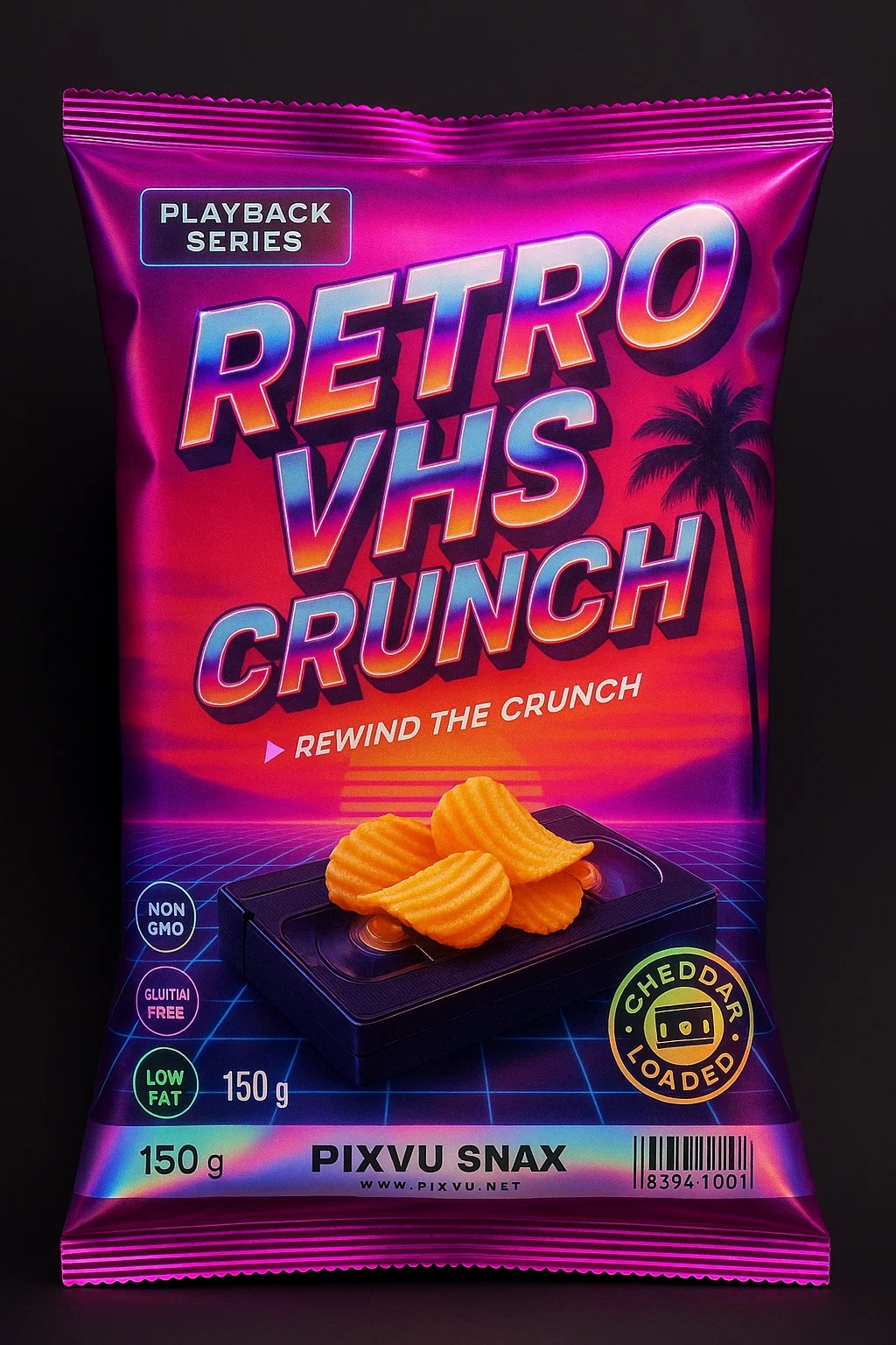 Retro Chips Packaging ChatGPT Prompt