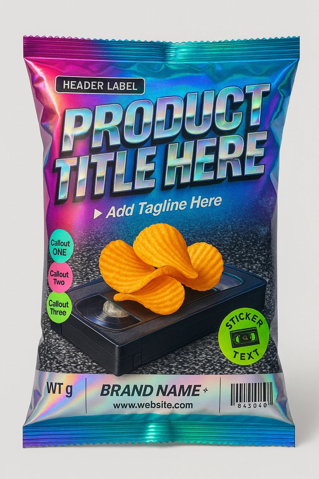 Retro Chips Packaging ChatGPT Prompt