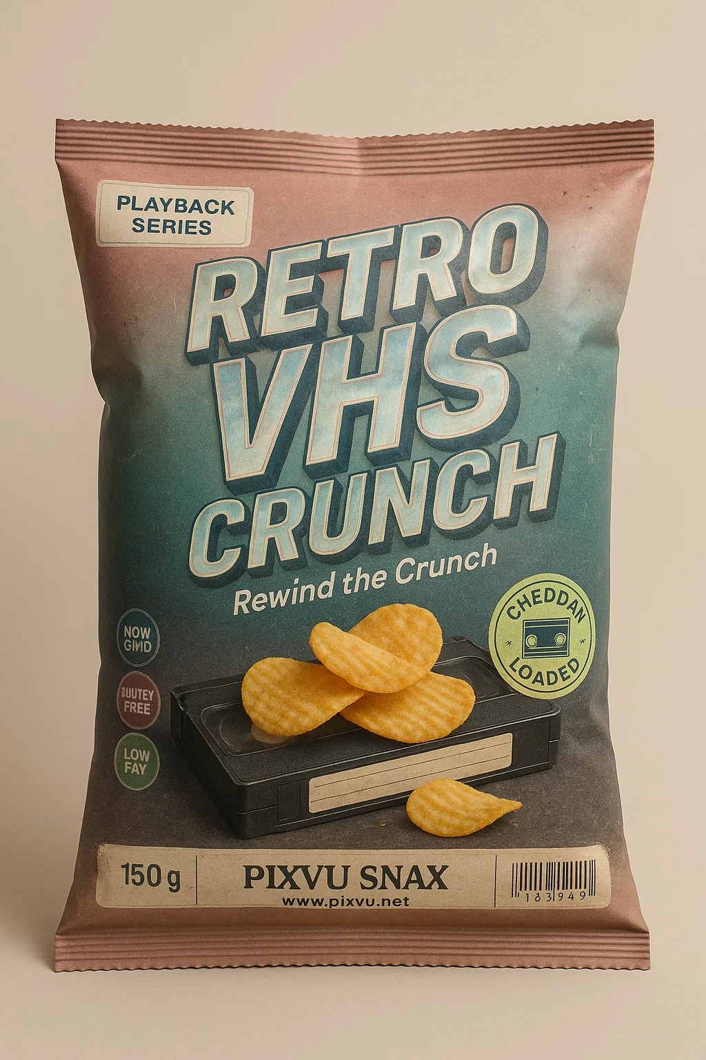 Retro Chips Packaging ChatGPT Prompt