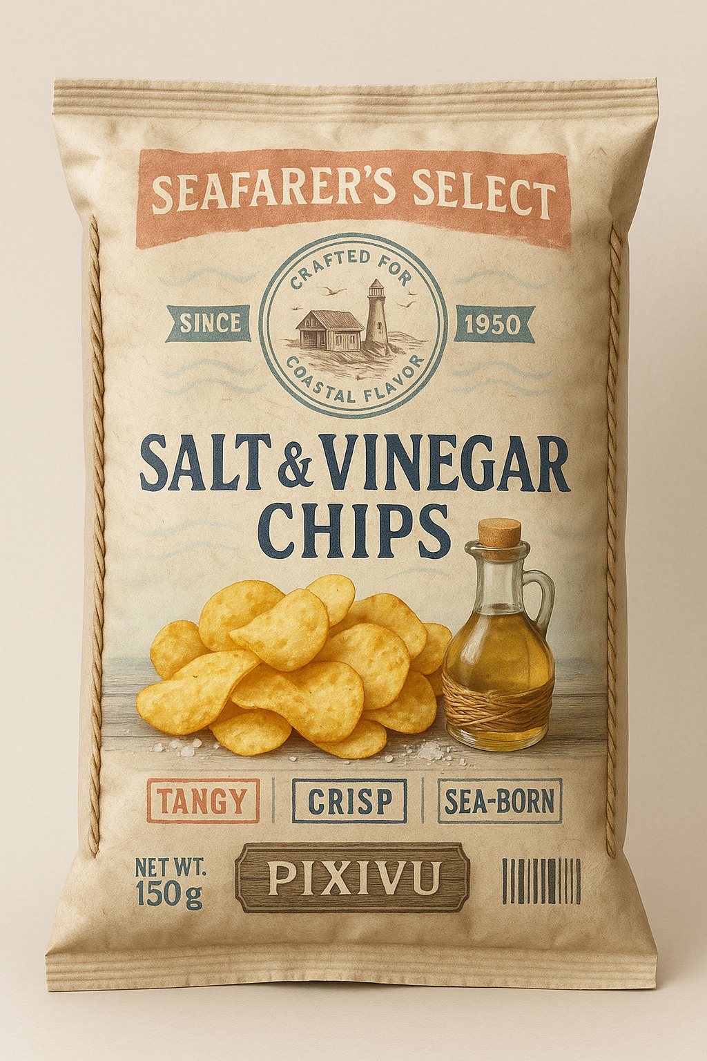 Sea Salt Chips Packaging ChatGPT Prompt