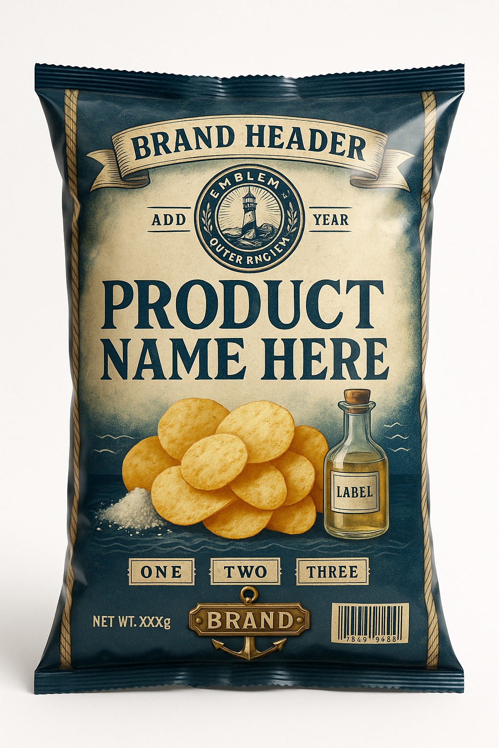 Sea Salt Chips Packaging ChatGPT Prompt