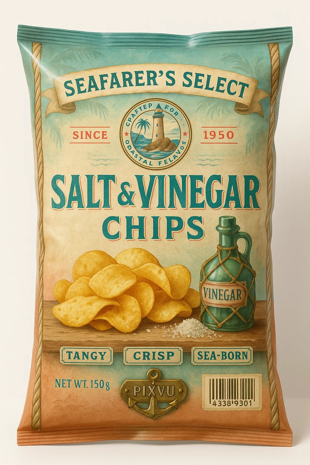 Sea Salt Chips Packaging ChatGPT Prompt
