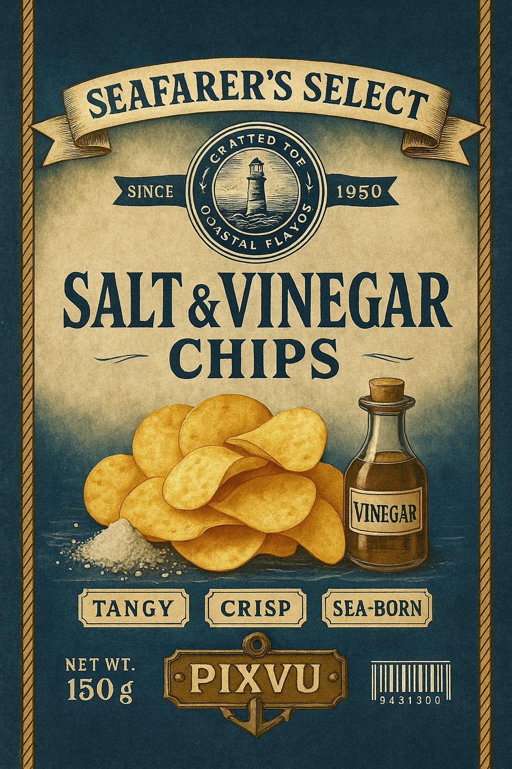Sea Salt Chips Packaging ChatGPT Prompt