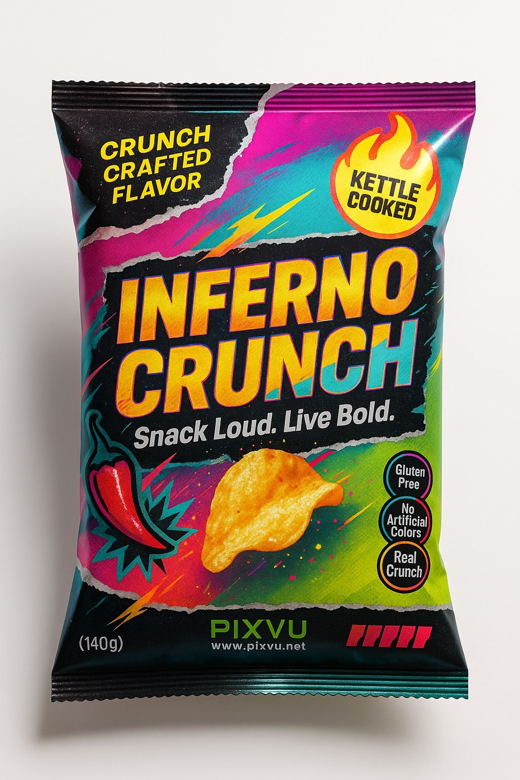 Spicy Chips Packaging ChatGPT Prompt
