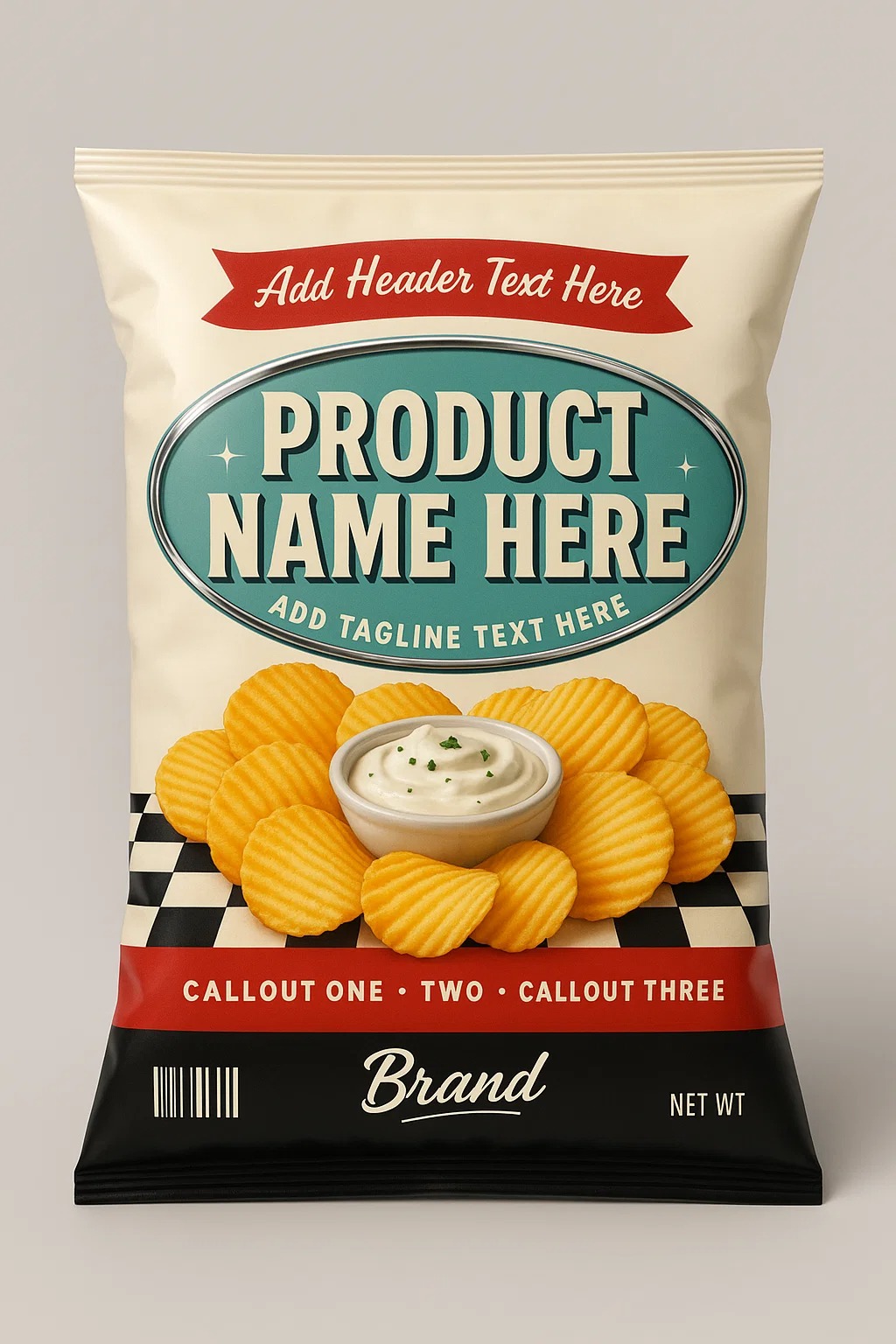 Vintage Chips Packaging ChatGPT Prompt