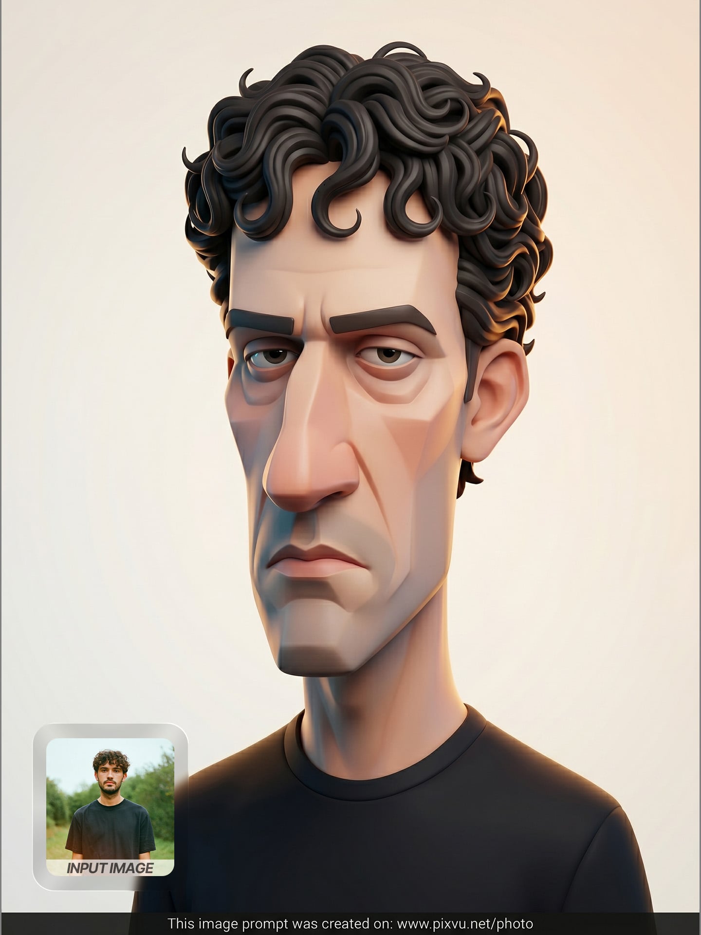 Free Angular 3D Caricature Cartoon Gemini AI Prompt
