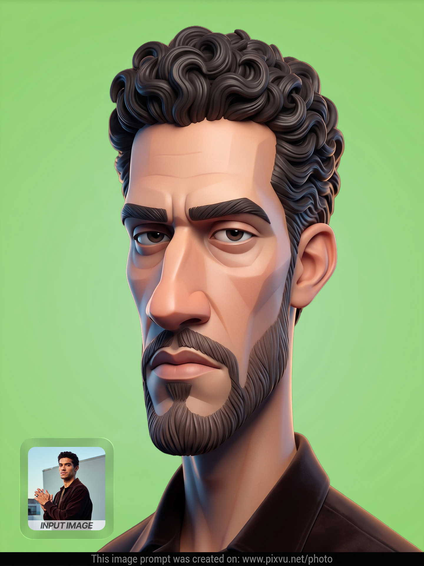 Free Angular 3D Caricature Cartoon Gemini AI Prompt