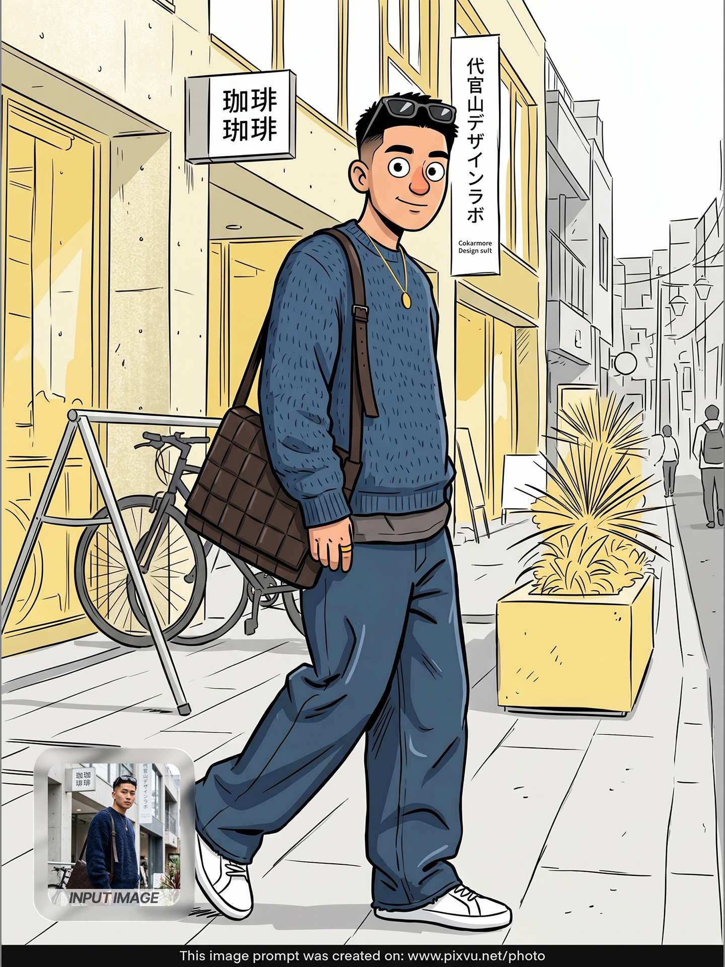 Hand-drawn Comic Cartoon Effect AI Prompt For Gemini