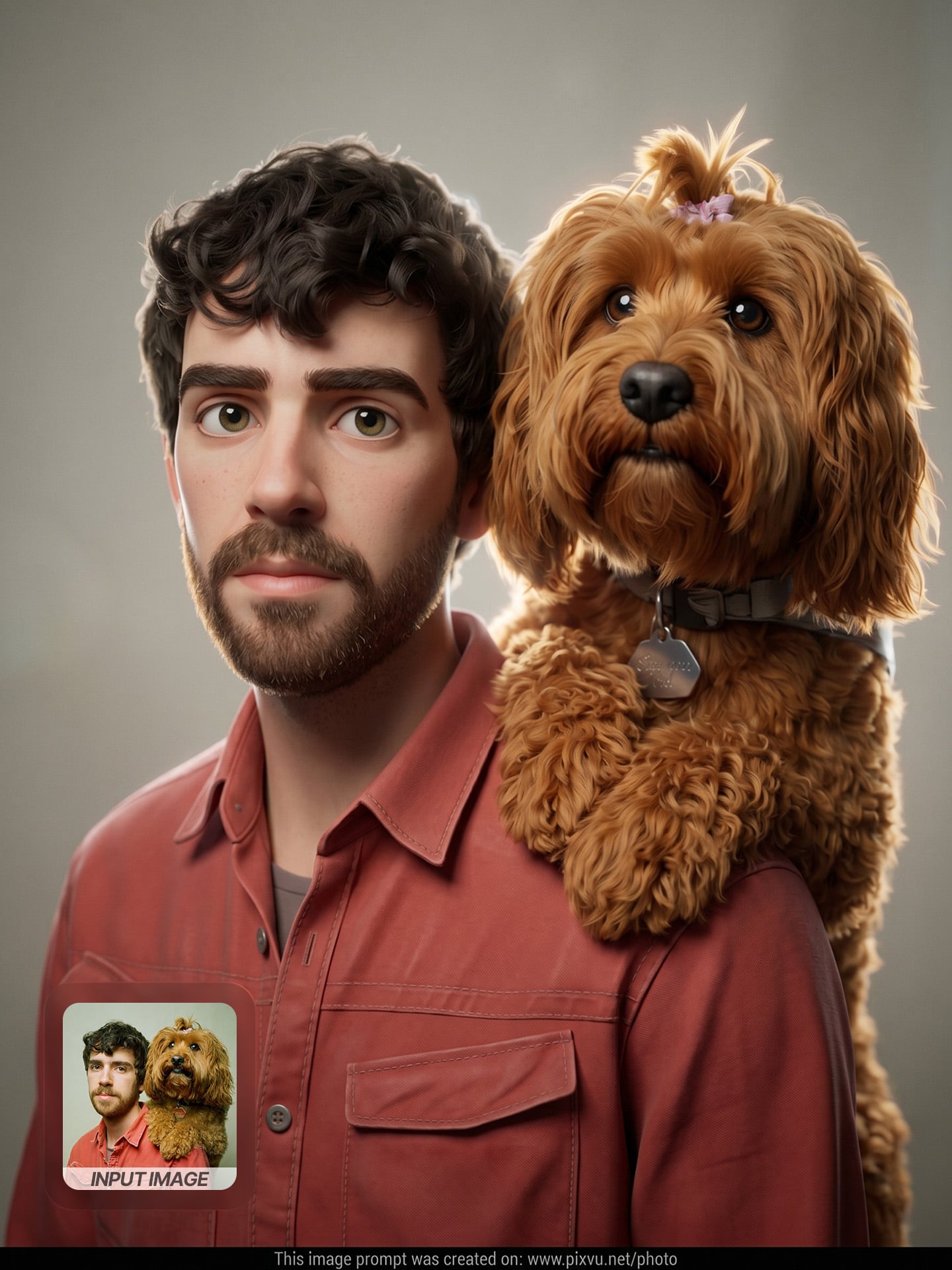 AAA 3D Cinematic Cartoon Portrait AI Prompt